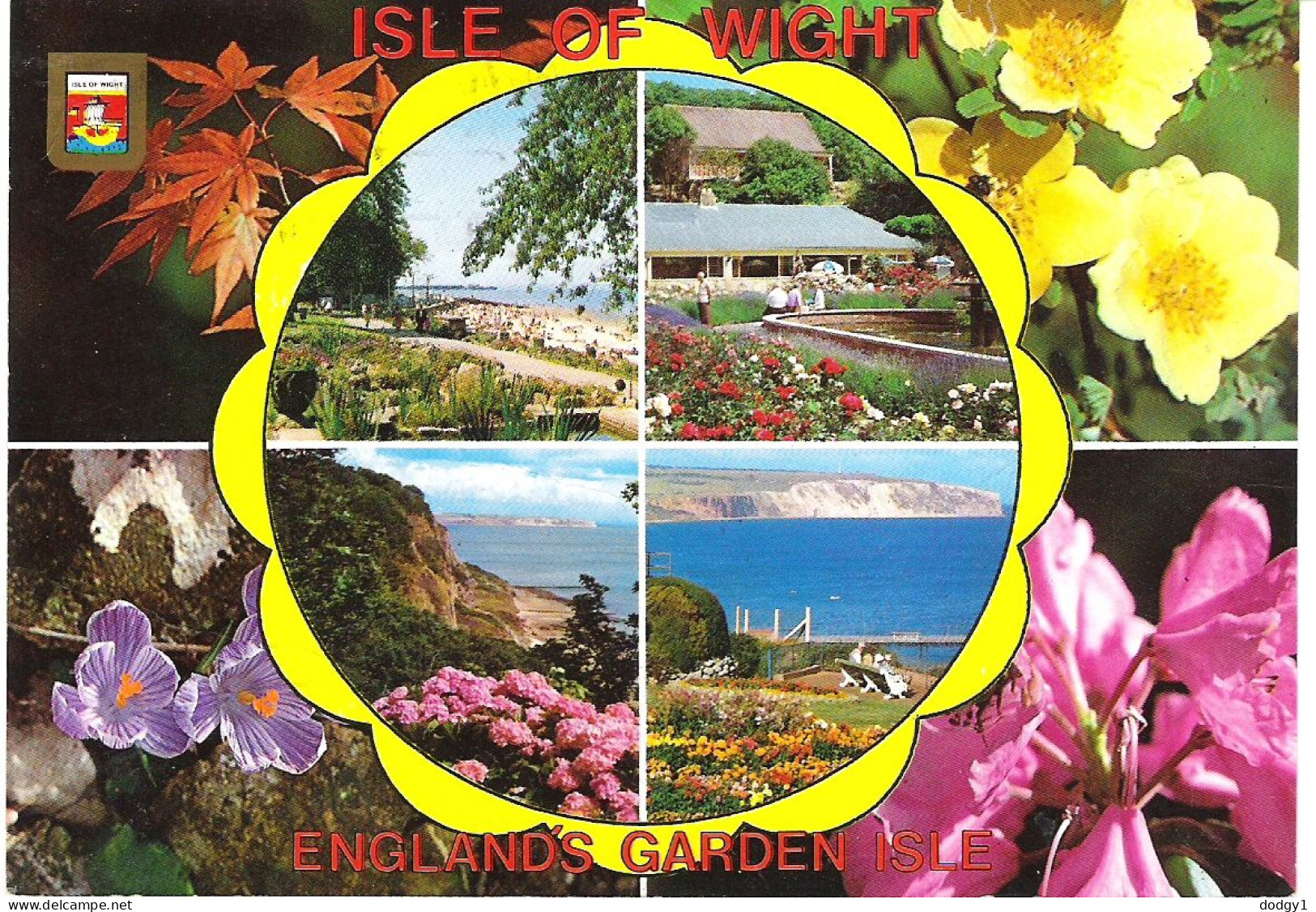 SCENES FROM THE ISLE OF WIGHT, ENGLAND. USED POSTCARD Mm2 - Altri & Non Classificati