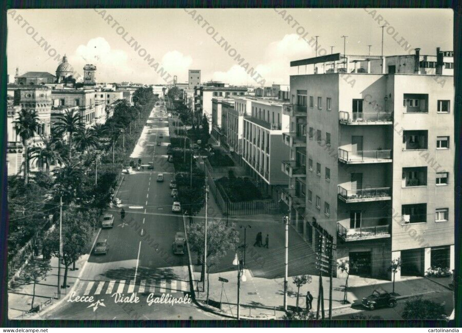 Lecce Città PIEGA Foto FG Cartolina ZK1951 - Lecce