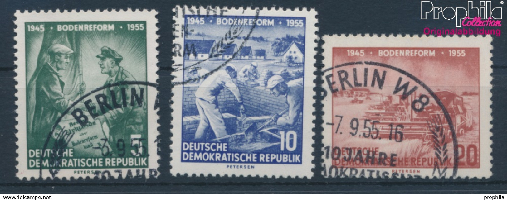 DDR 481-483 (kompl.Ausg.) Gestempelt 1955 Bodenreform (10392369 - Gebraucht