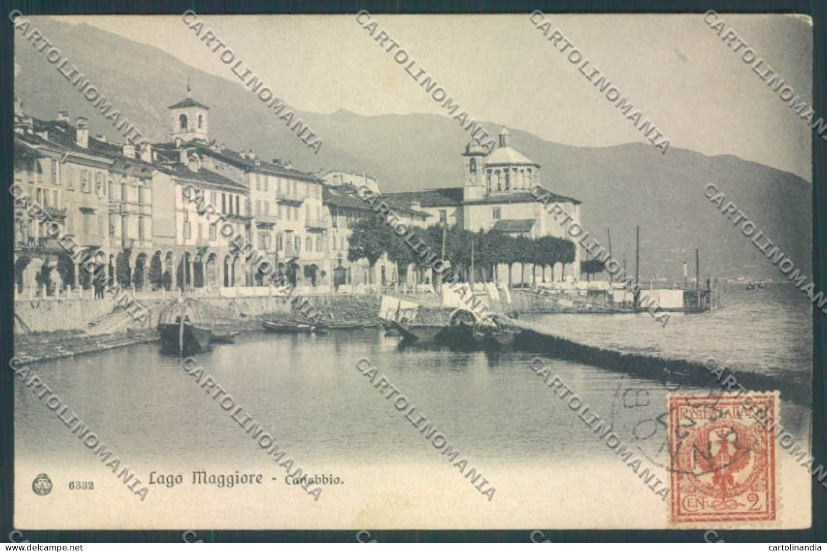 Verbania Cannobio Barca Cartolina ZQ8212 - Verbania