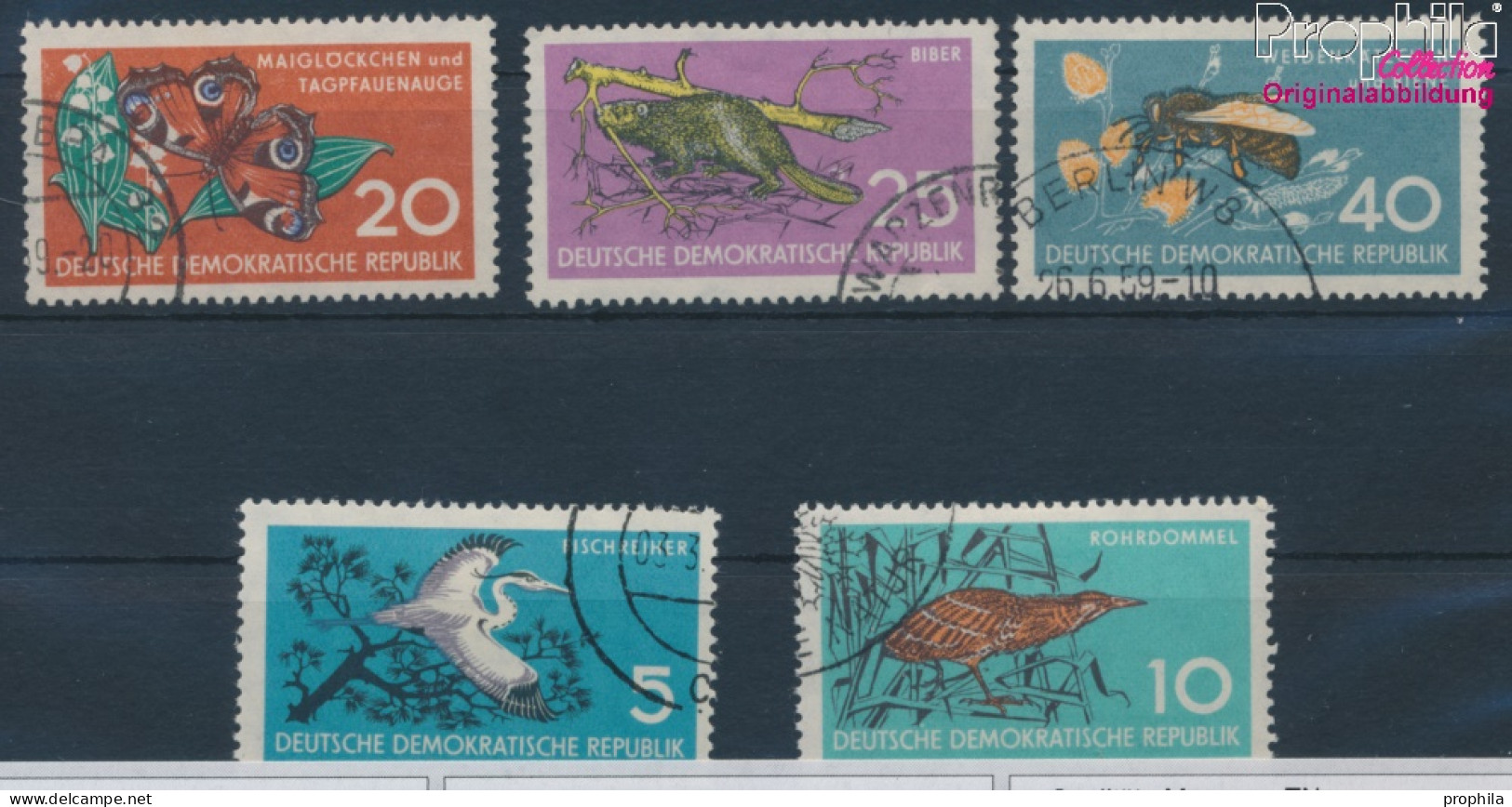 DDR 688-692 (kompl.Ausgabe) Gestempelt 1959 Naturschutz (10392317 - Used Stamps