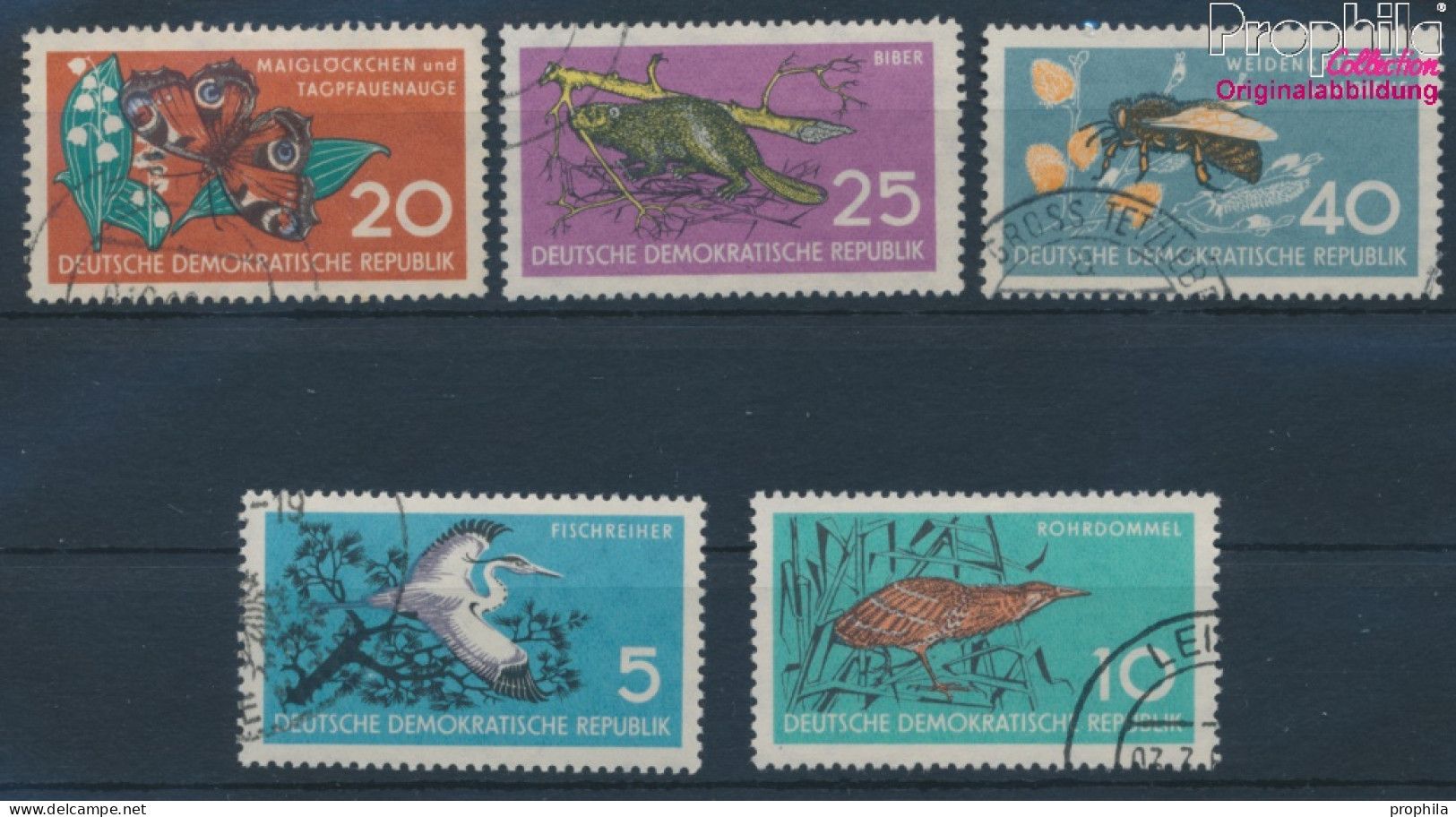 DDR 688-692 (kompl.Ausgabe) Gestempelt 1959 Naturschutz (10392318 - Usati