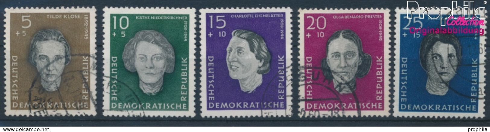 DDR 715-719 (kompl.Ausgabe) Gestempelt 1959 Gedenkstätte Ravensbrück (10392305 - Usati