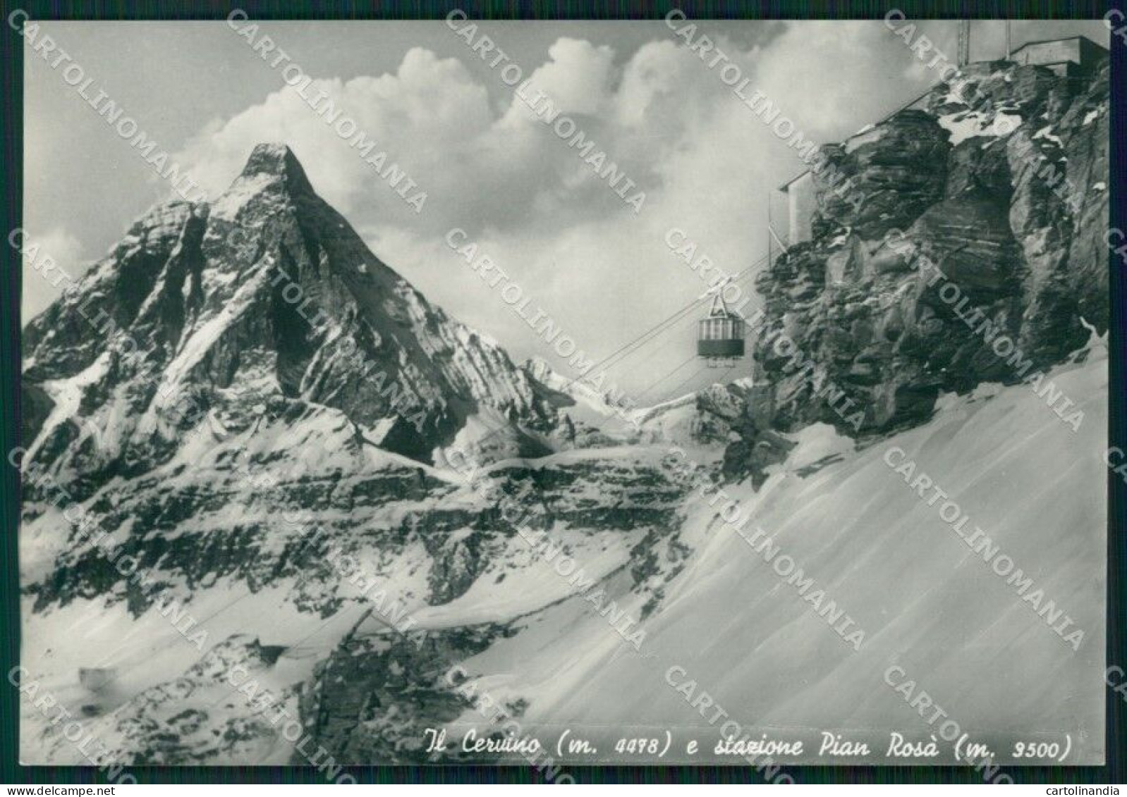 Aosta Valtournenche Pian Rosà Cervino FG Foto Cartolina KB5270 - Aosta