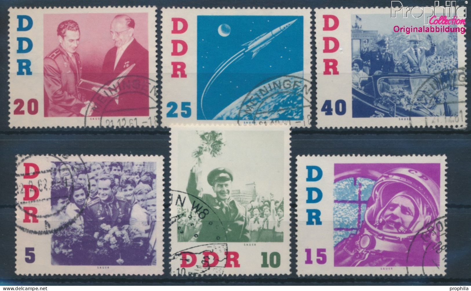 DDR 863-868 (kompl.Ausgabe) Gestempelt 1961 Besuch Von German S. Titow (10392263 - Oblitérés