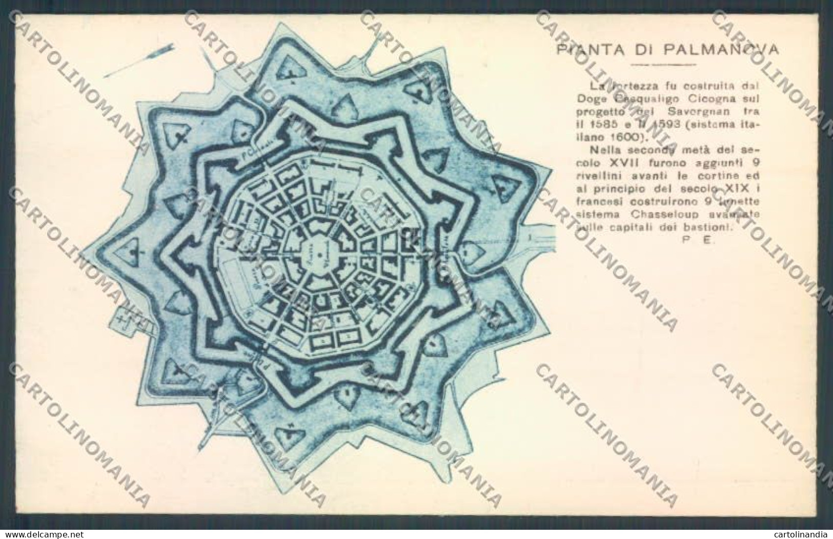 Udine Palmanova Cartolina ZQ3543 - Udine