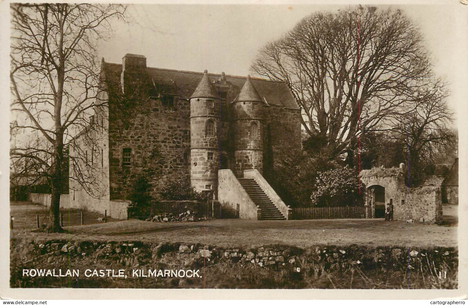 British Castles Architecture Rowallan Castle Kilmarnock - Castillos