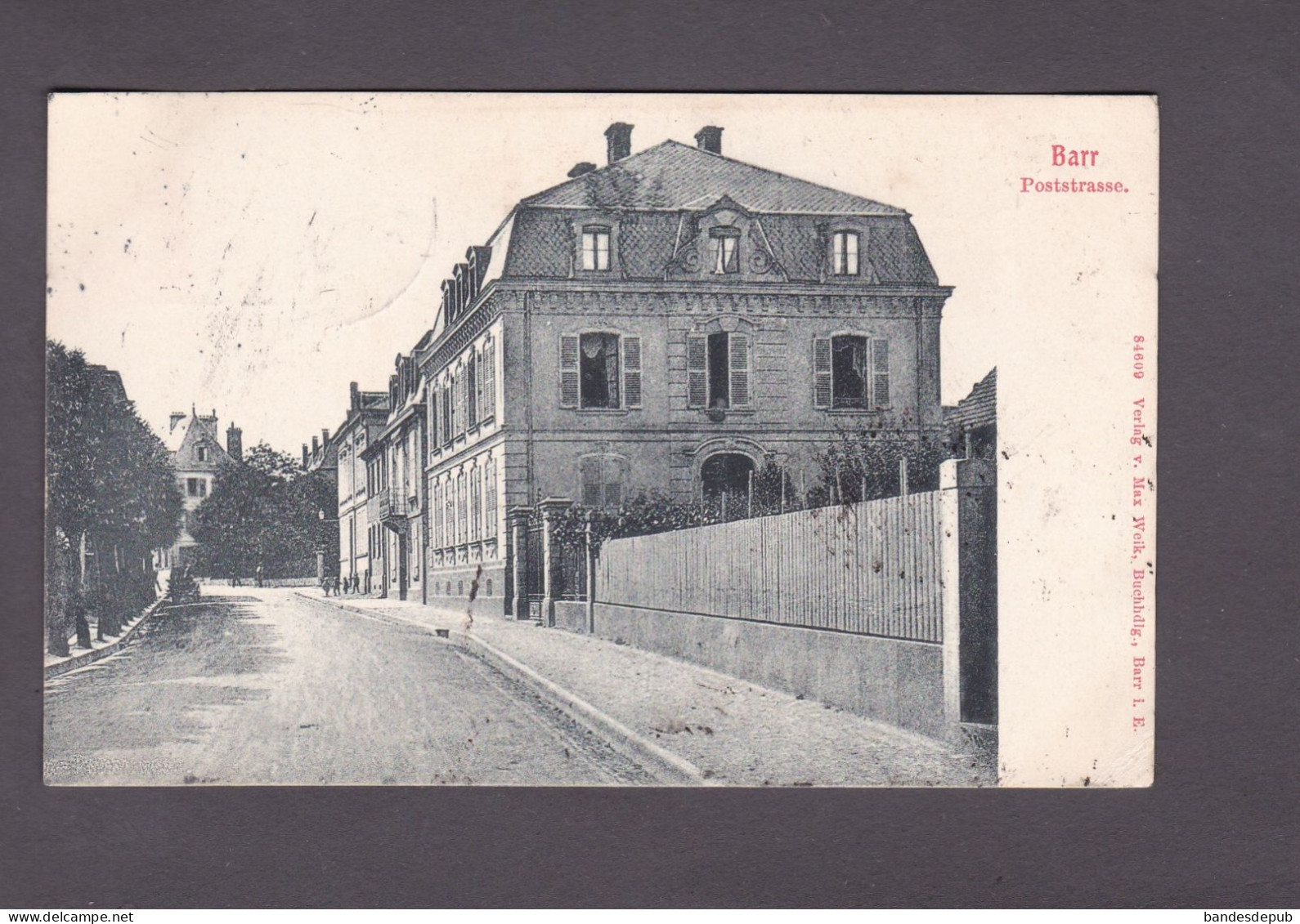Vente Immediate Barr Bas Rhin Poststrasse ( Ed. Max Weik 58866) - Barr