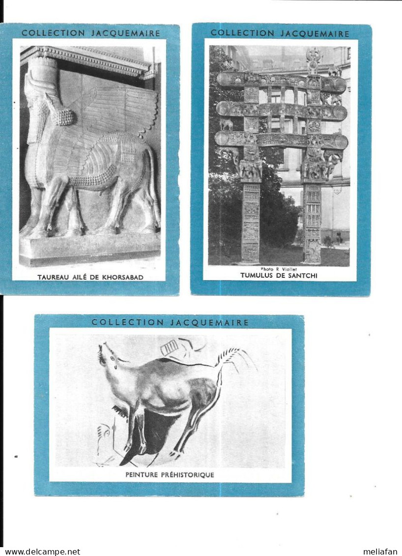 KB2092 - IMAGES JACQUEMAIRE - PEINTURE RUPESTRE - TUMULUS DE SANTCHI - TAUREAU AILE DE KHORSABAD - Other & Unclassified