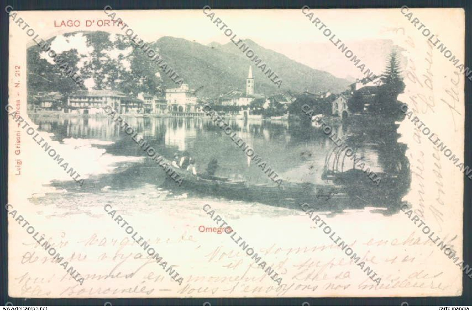 Verbania Omegna 1899 ABRASA Cartolina ZQ7799 - Verbania