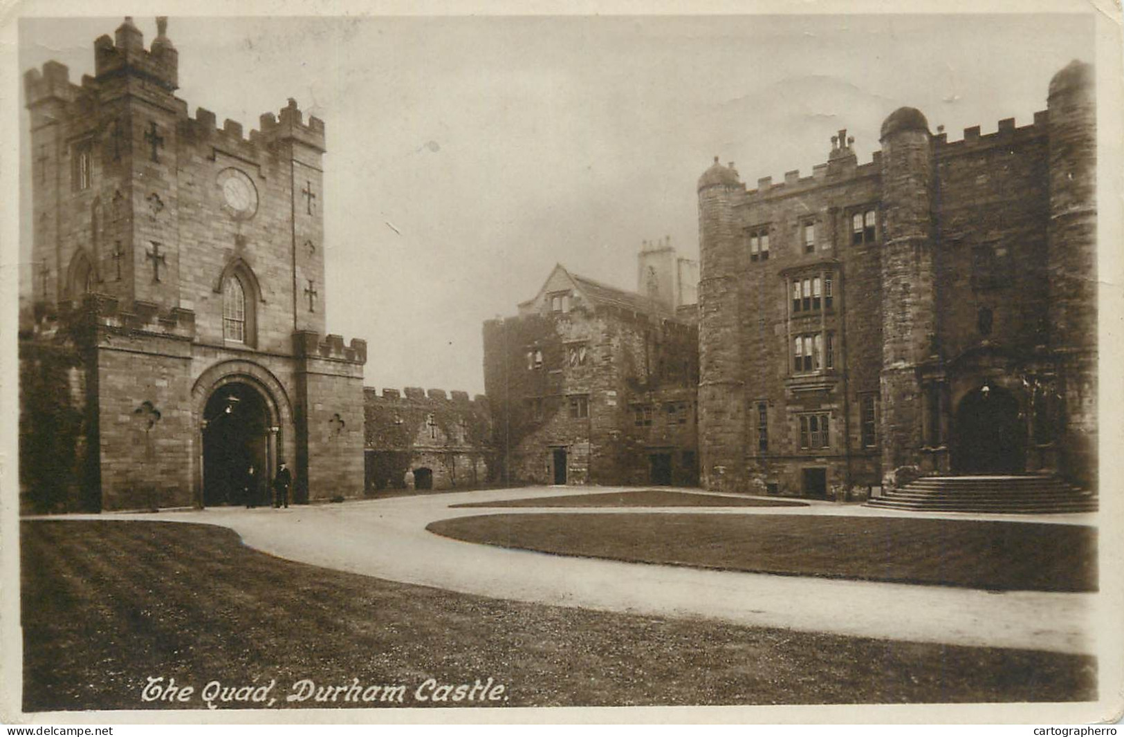 British Castles Architecture Durham Castle Quad - Castelli