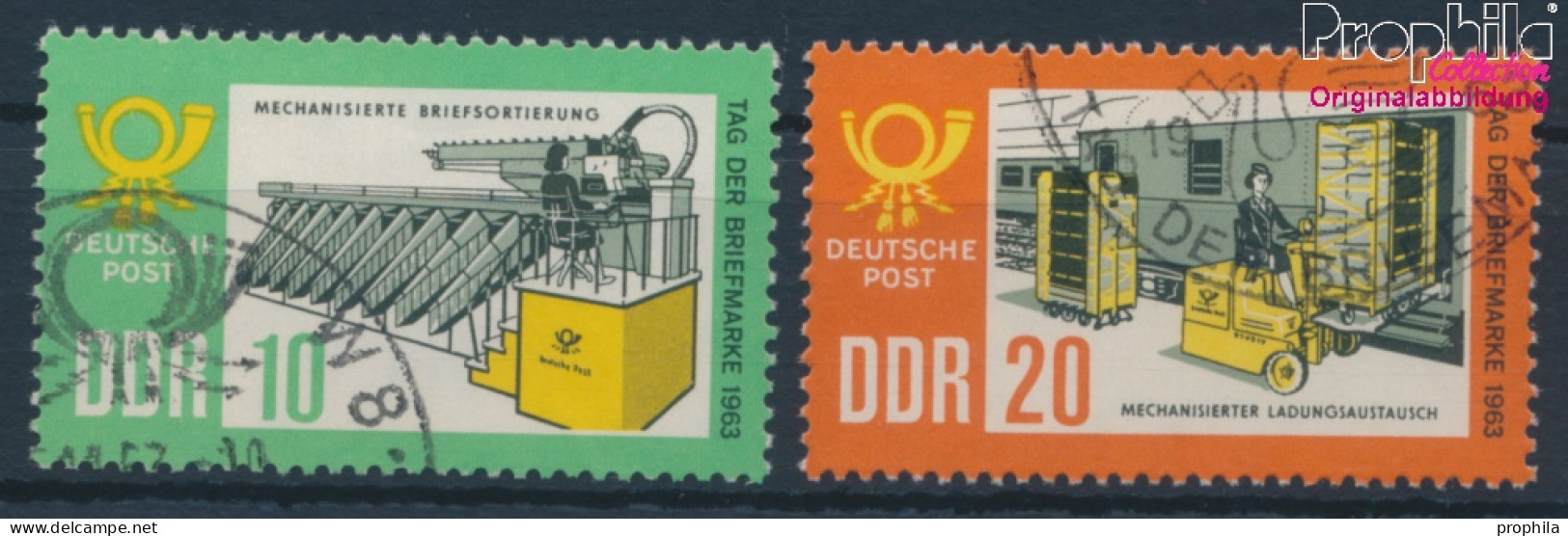 DDR 998-999 (kompl.Ausgabe) Gestempelt 1963 Tag Der Briefmarke (10392226 - Used Stamps