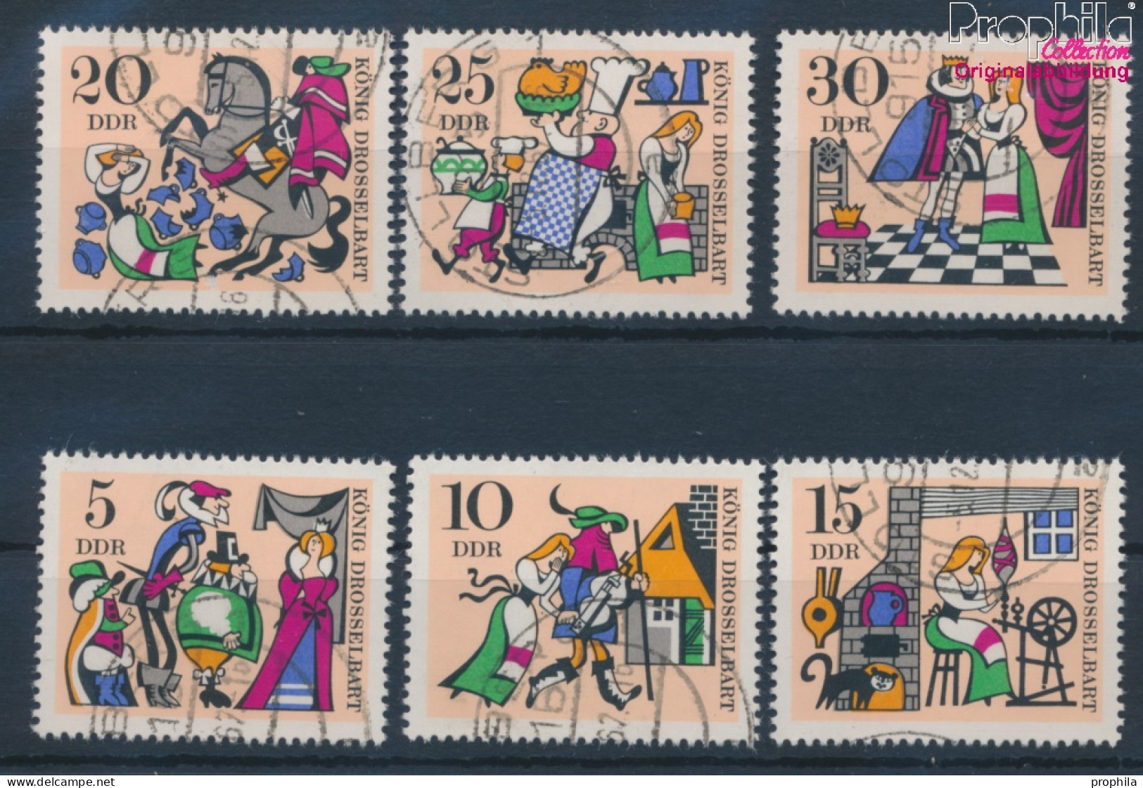 DDR 1323-1328 (kompl.Ausgabe) Gestempelt 1967 Märchen (10392160 - Oblitérés