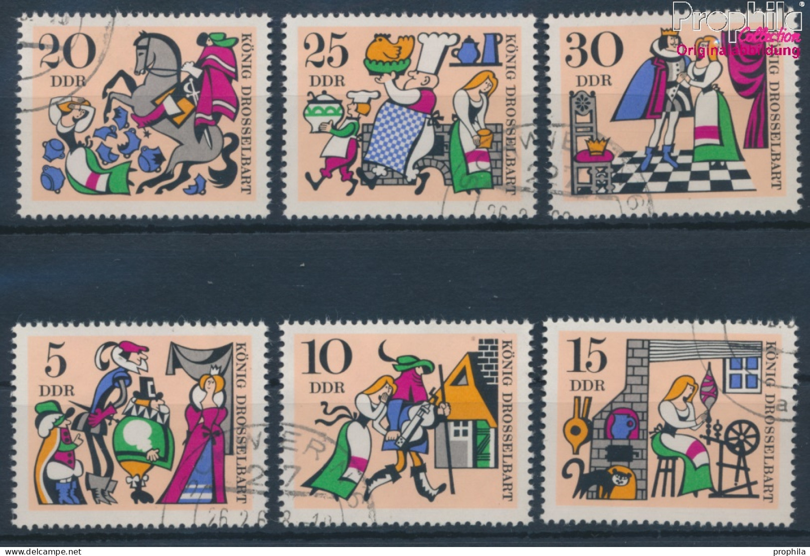 DDR 1323-1328 (kompl.Ausgabe) Gestempelt 1967 Märchen (10392162 - Used Stamps