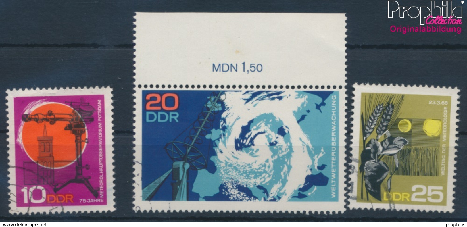 DDR 1343-1345 (kompl.Ausgabe) Gestempelt 1968 Observatorium (10392155 - Oblitérés