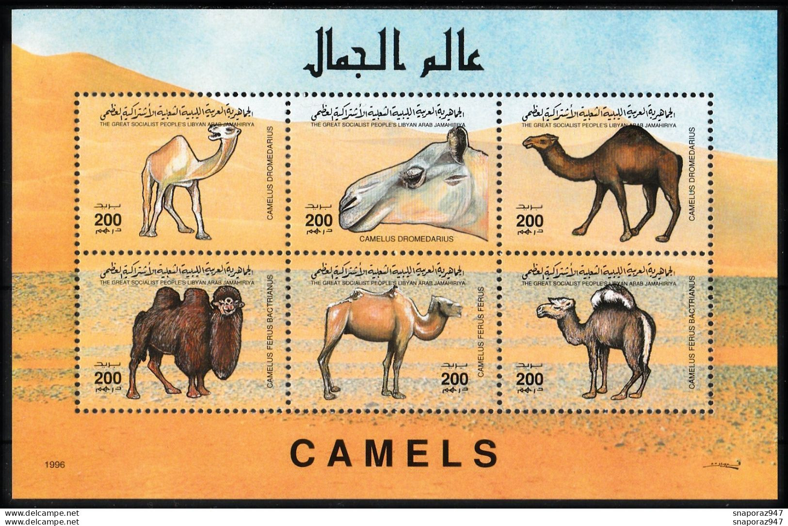 1996 Libia Camels MNH** No132 - Altri & Non Classificati