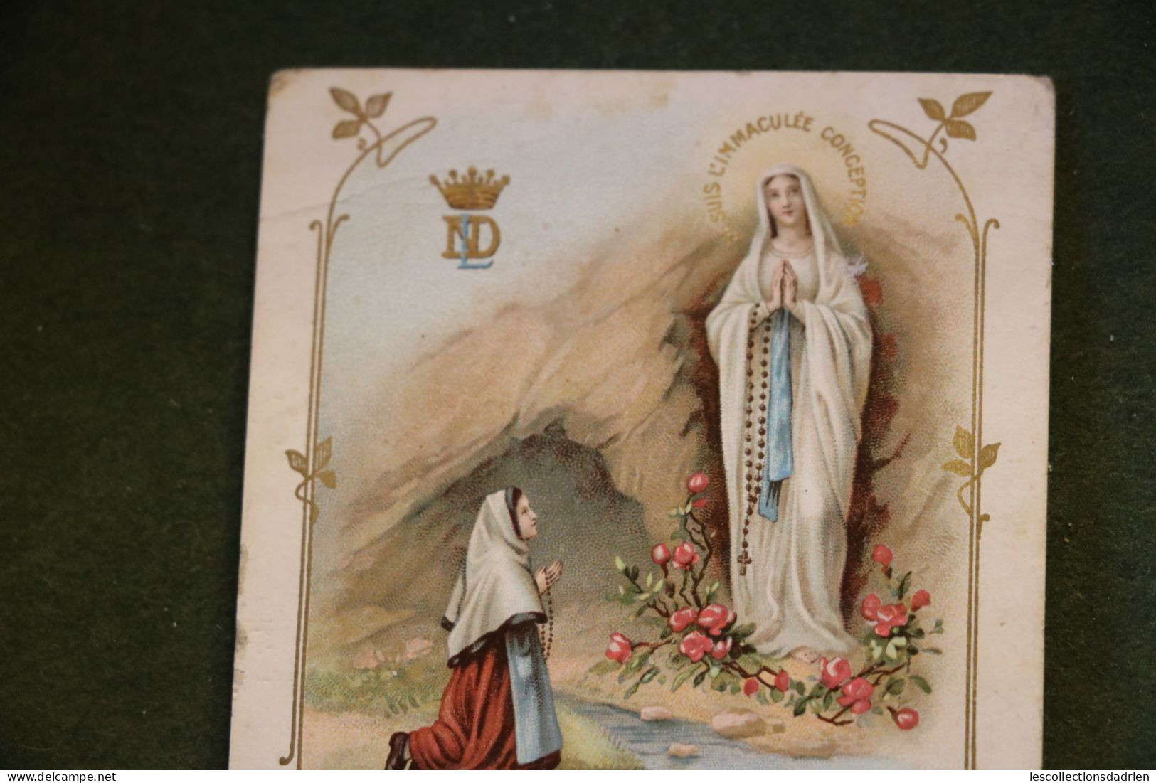 Image Religieuse - Sanctuaire De Notre-Dame De Lourdes Invocations -  Holy Card - Andachtsbilder