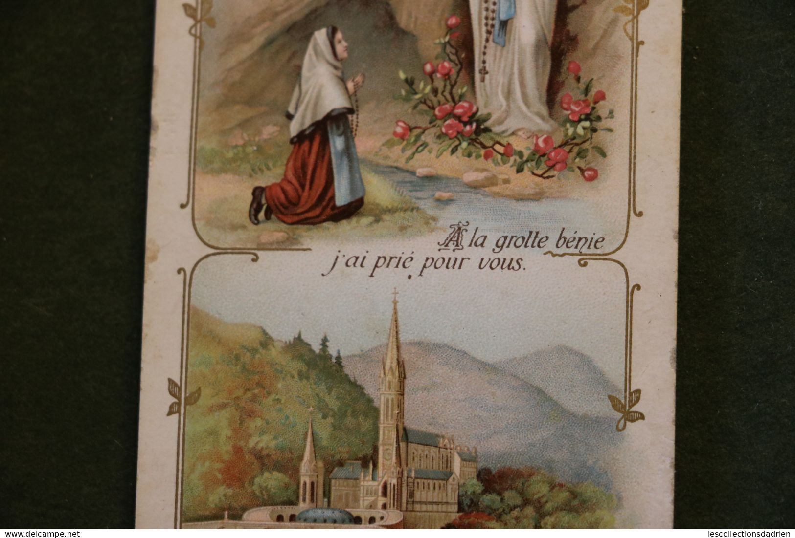 Image Religieuse - Sanctuaire De Notre-Dame De Lourdes Invocations -  Holy Card - Images Religieuses