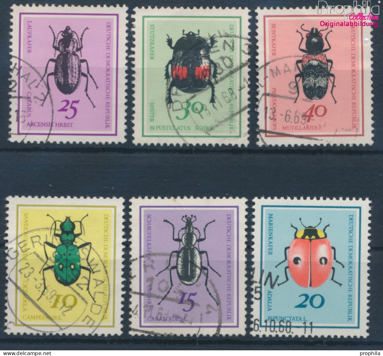 DDR 1411-1416 (kompl.Ausgabe) Gestempelt 1968 Käfer (10392145 - Used Stamps