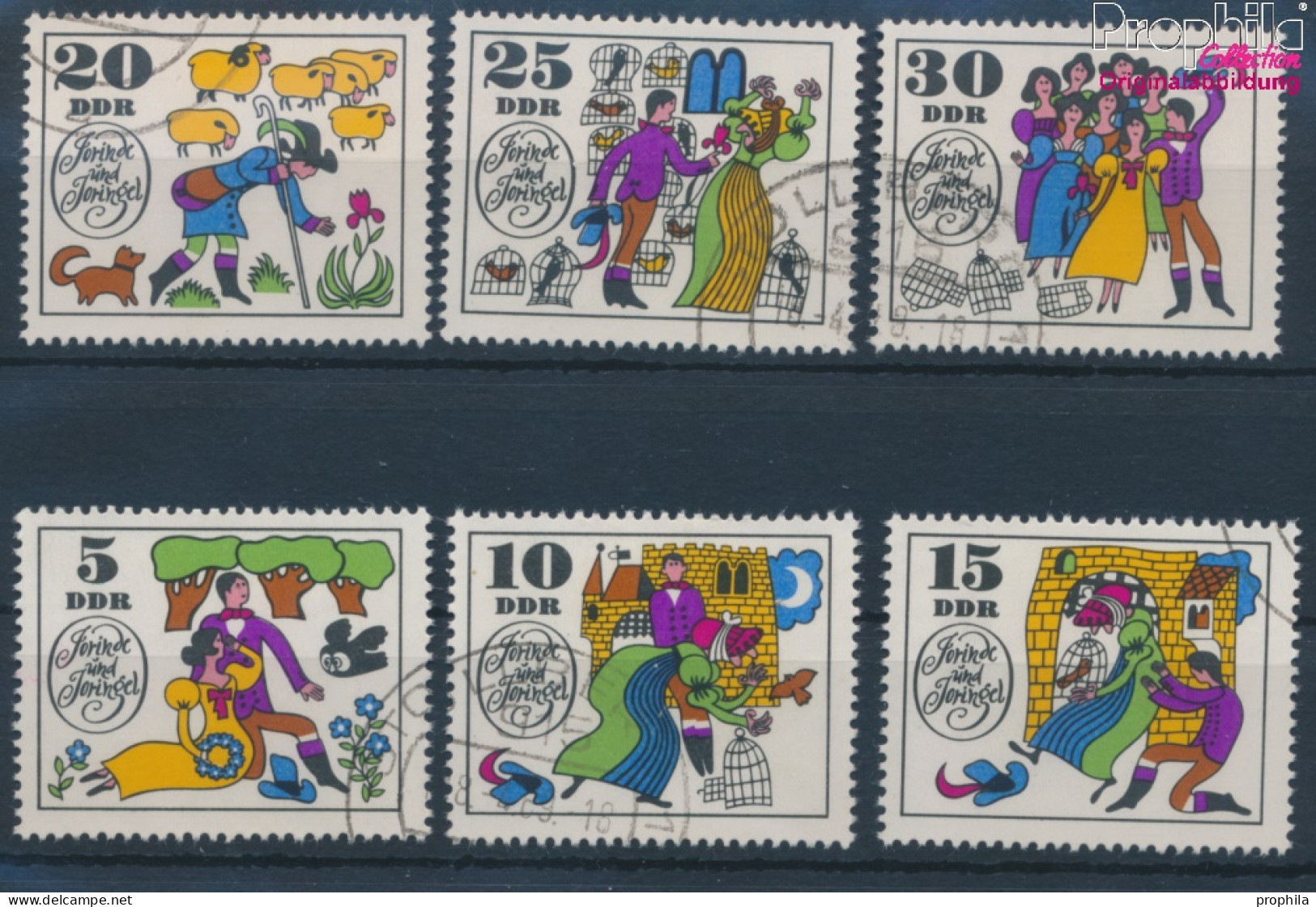DDR 1450-1455 (kompl.Ausgabe) Gestempelt 1969 Märchen (10392139 - Oblitérés