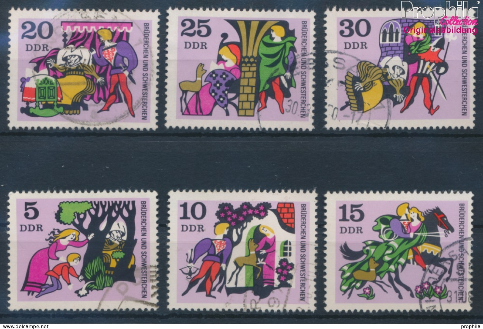 DDR 1545-1550 (kompl.Ausgabe) Gestempelt 1970 Märchen (10392122 - Oblitérés