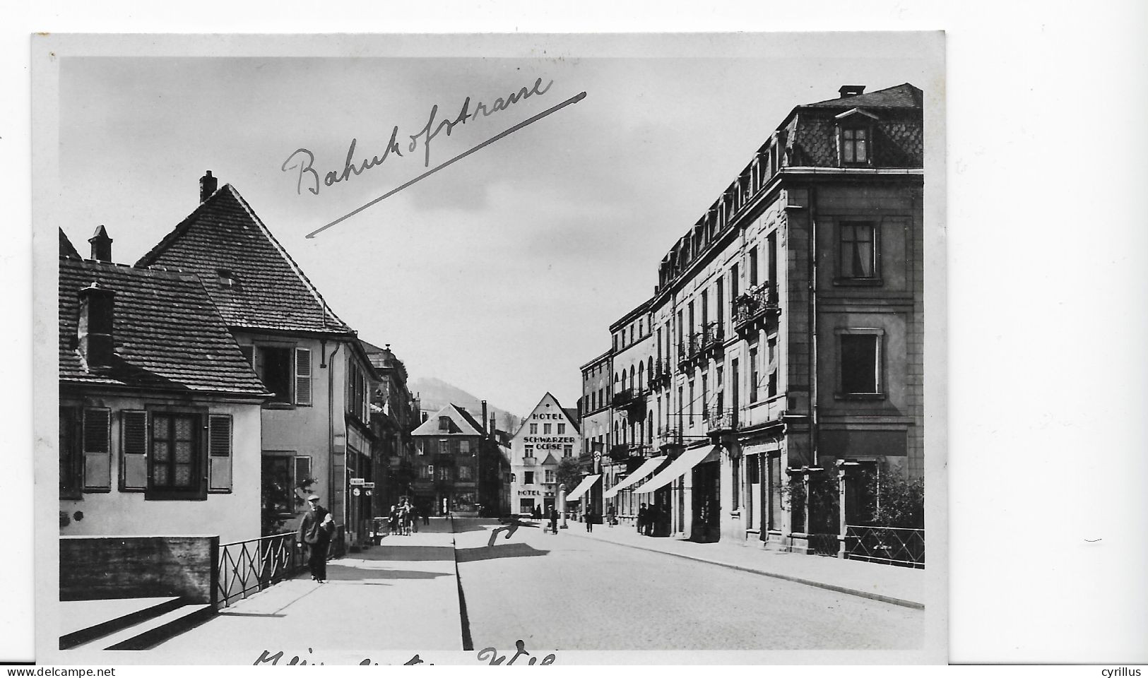 67- Carte Photo - ZABERN  - BAHNHOFSTRASSE - Saverne