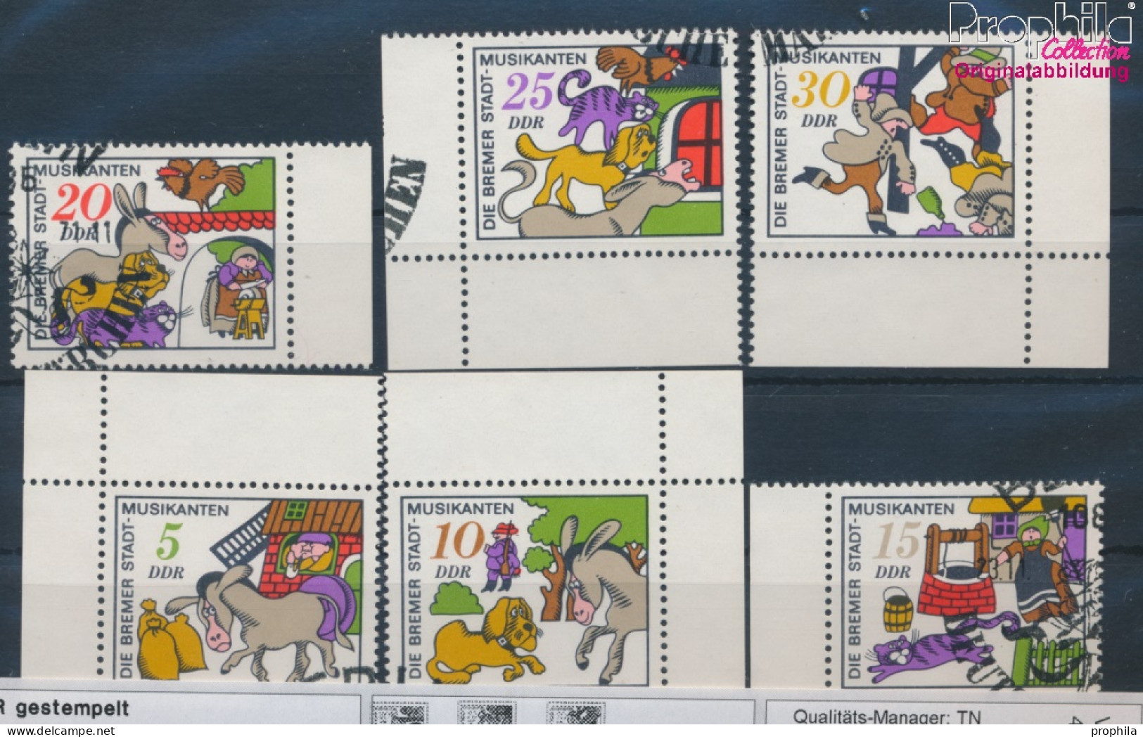DDR 1717-1722 (kompl.Ausgabe) Gestempelt 1971 Märchen (10392675 - Used Stamps