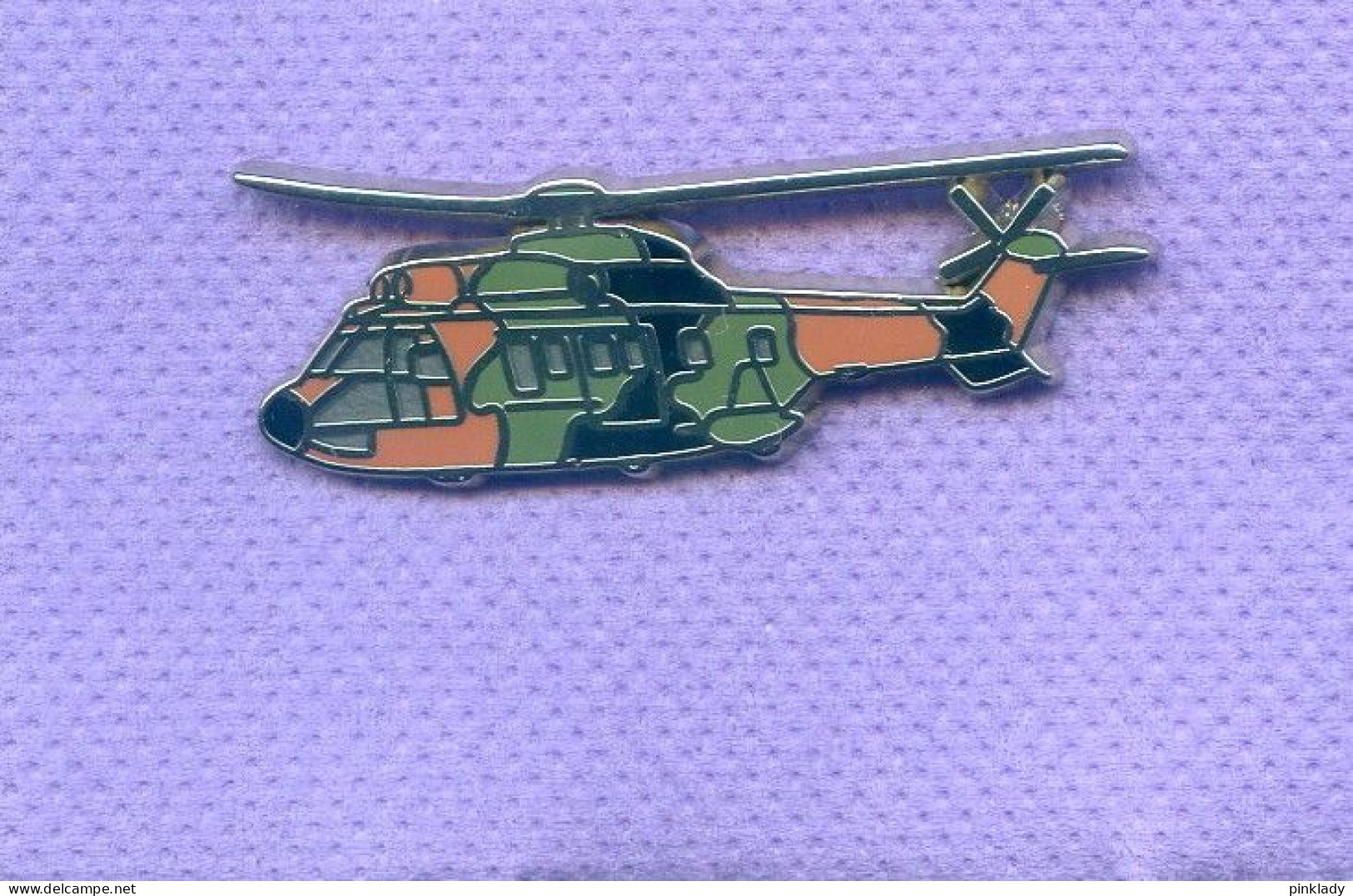 Superbe Pins Helicoptere Aerospatiale Militaire Zamac Boussemart I572 - Army