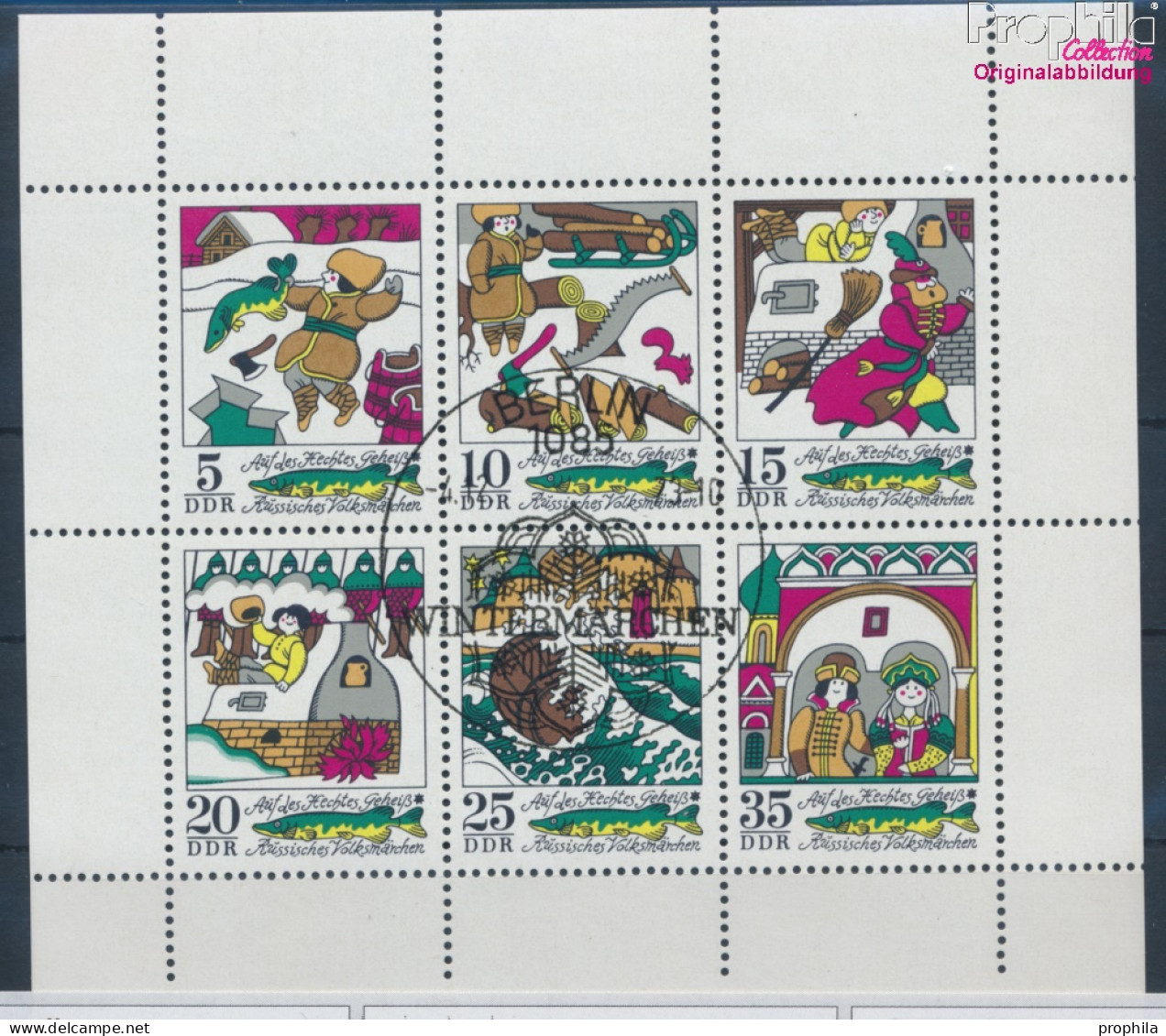 DDR 1901-1906 Kleinbogen (kompl.Ausgabe) Gestempelt 1973 Wintermärchen (10392644 - Used Stamps