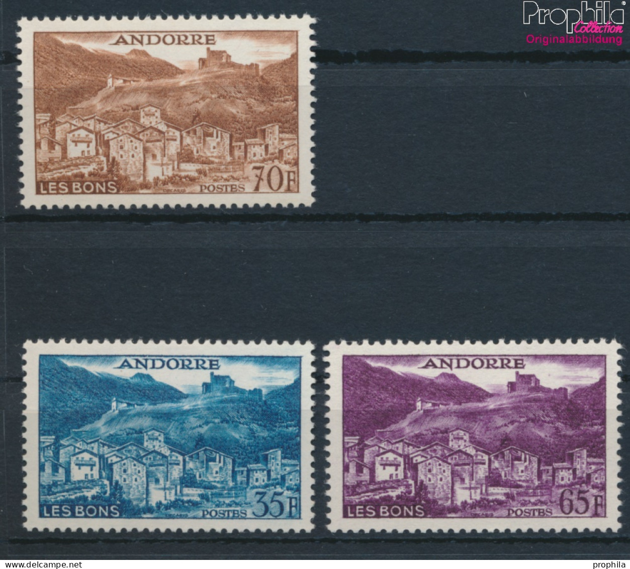 Andorra - Französische Post Postfrisch Landschaften 1957 Landschaften  (10368758 - Nuovi