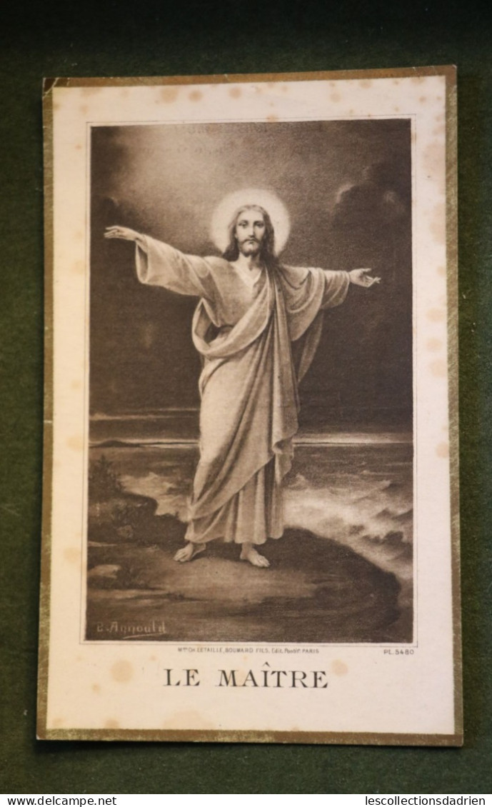 Image Religieuse - Jésus Le Maître Signée P. Annould -  Holy Card - Devotion Images