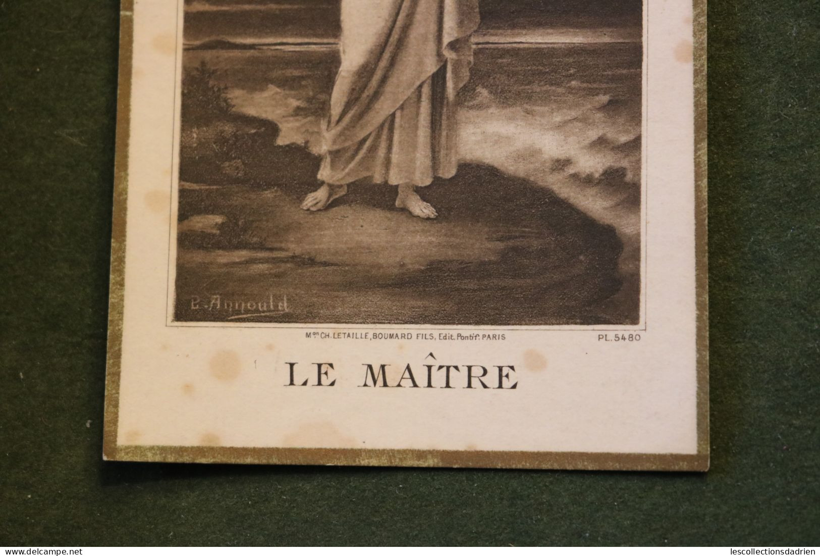 Image Religieuse - Jésus Le Maître Signée P. Annould -  Holy Card - Andachtsbilder