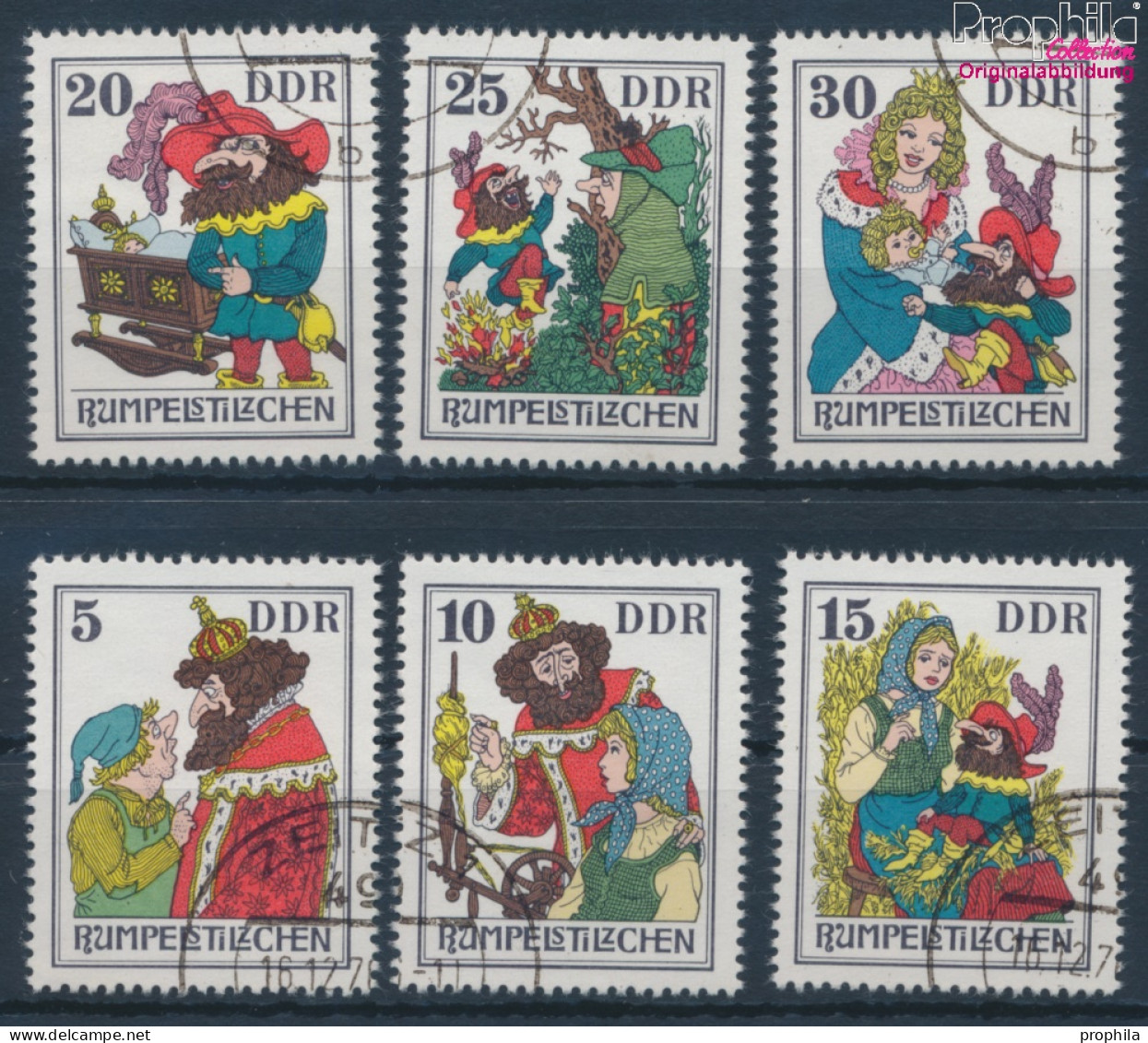 DDR 2187-2192 (kompl.Ausgabe) Gestempelt 1976 Märchen (10392595 - Usati