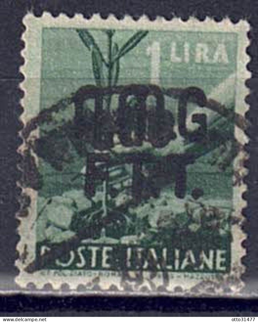 Italien / Triest Zone A - 1947 - Serie Demokratie, Nr. 3, Gestempelt / Used - Afgestempeld