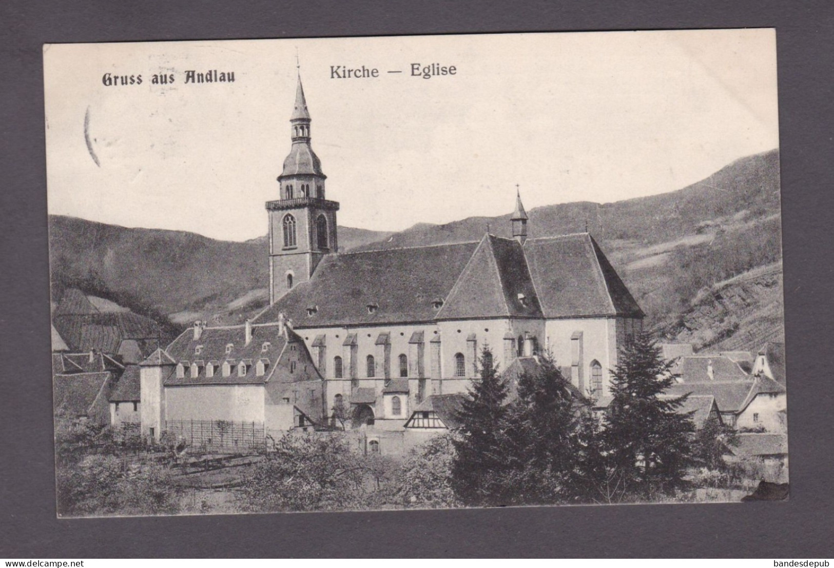 Gruss Aus Andlau Bas Rhin Kirche Eglise ( 58867) - Andere & Zonder Classificatie