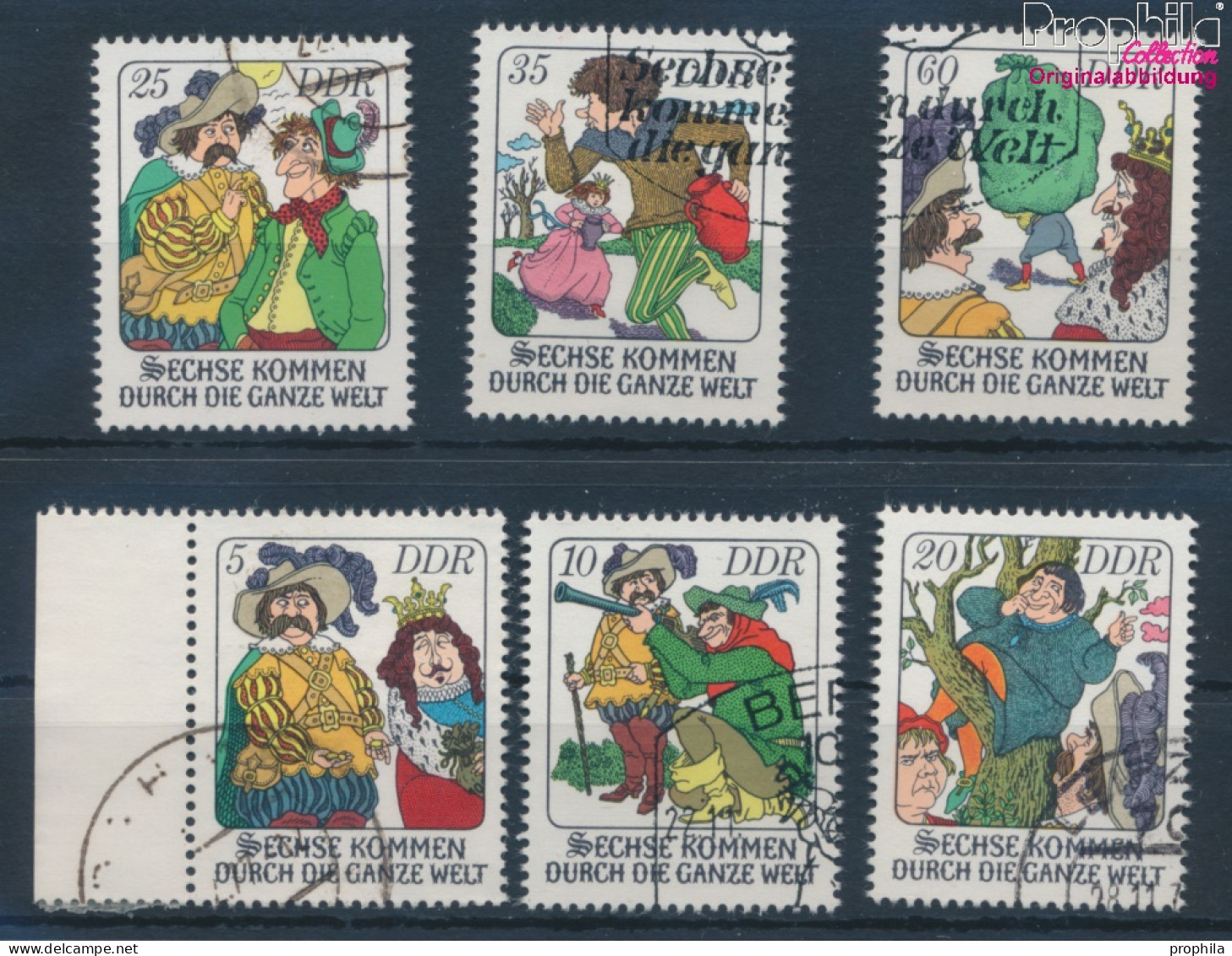 DDR 2281-2286 (kompl.Ausgabe) Gestempelt 1977 Märchen (10392578 - Used Stamps