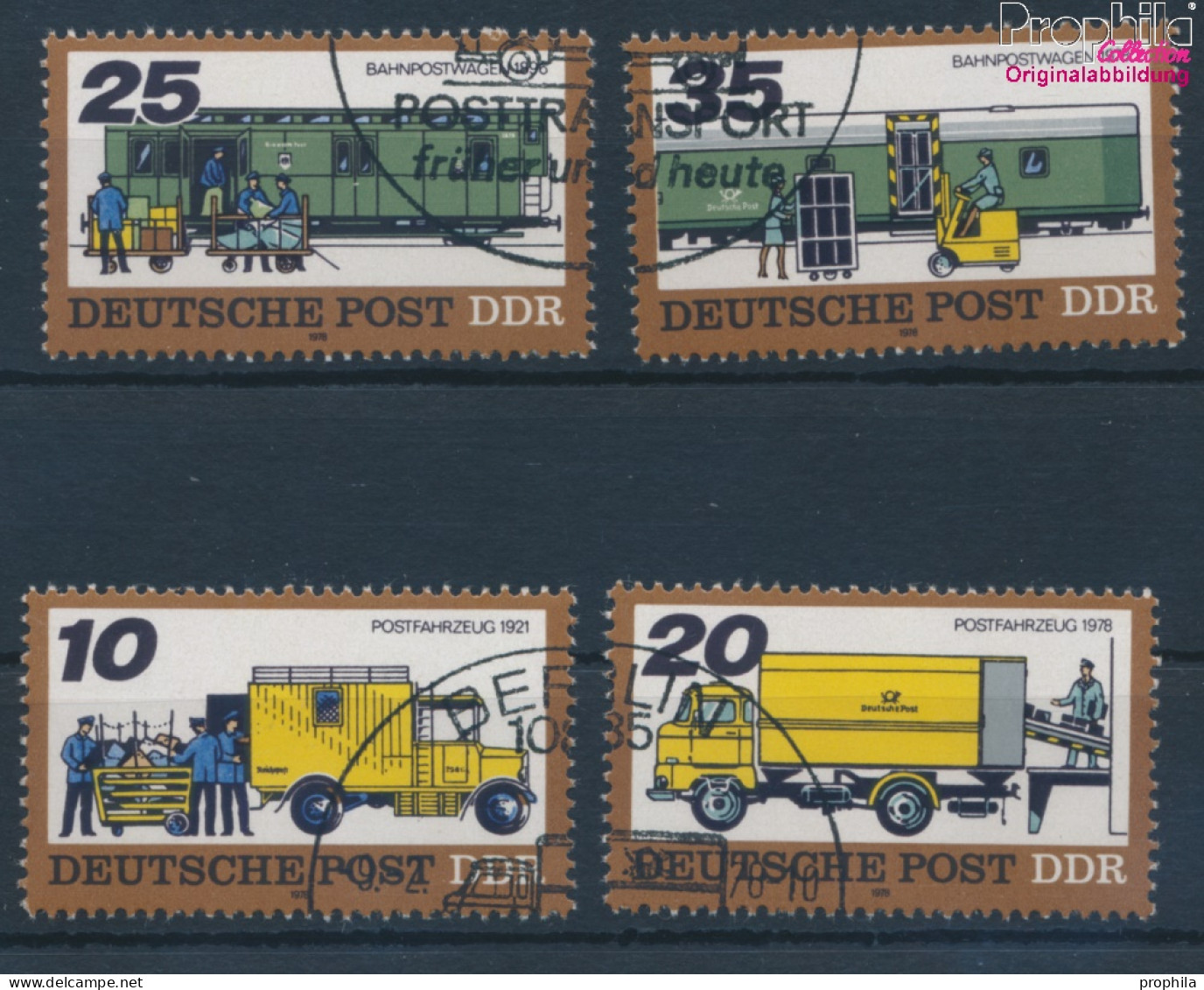 DDR 2299-2302 (kompl.Ausgabe) Gestempelt 1978 Transportmittel (10392572 - Usati