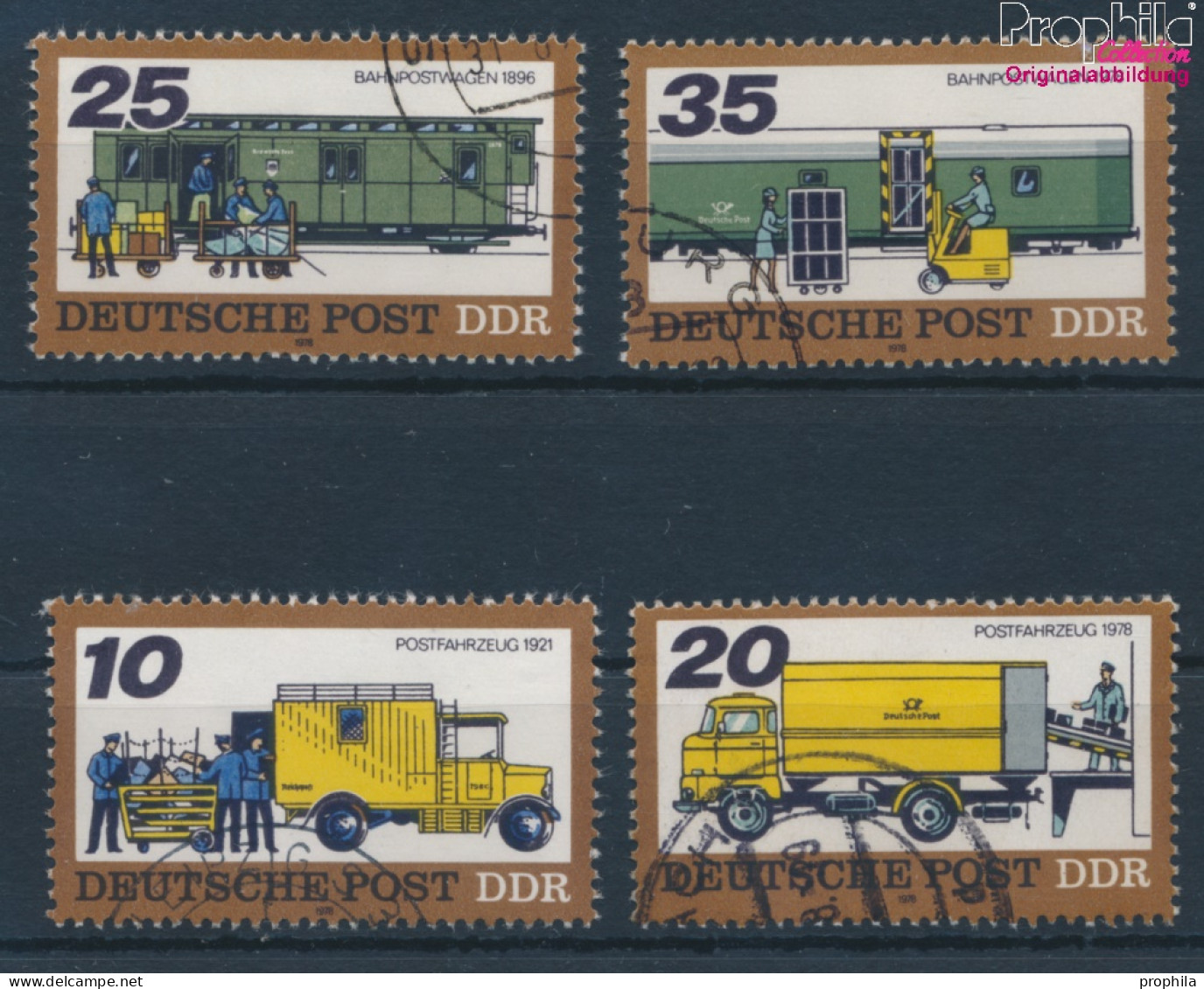 DDR 2299-2302 (kompl.Ausgabe) Gestempelt 1978 Transportmittel (10392573 - Oblitérés