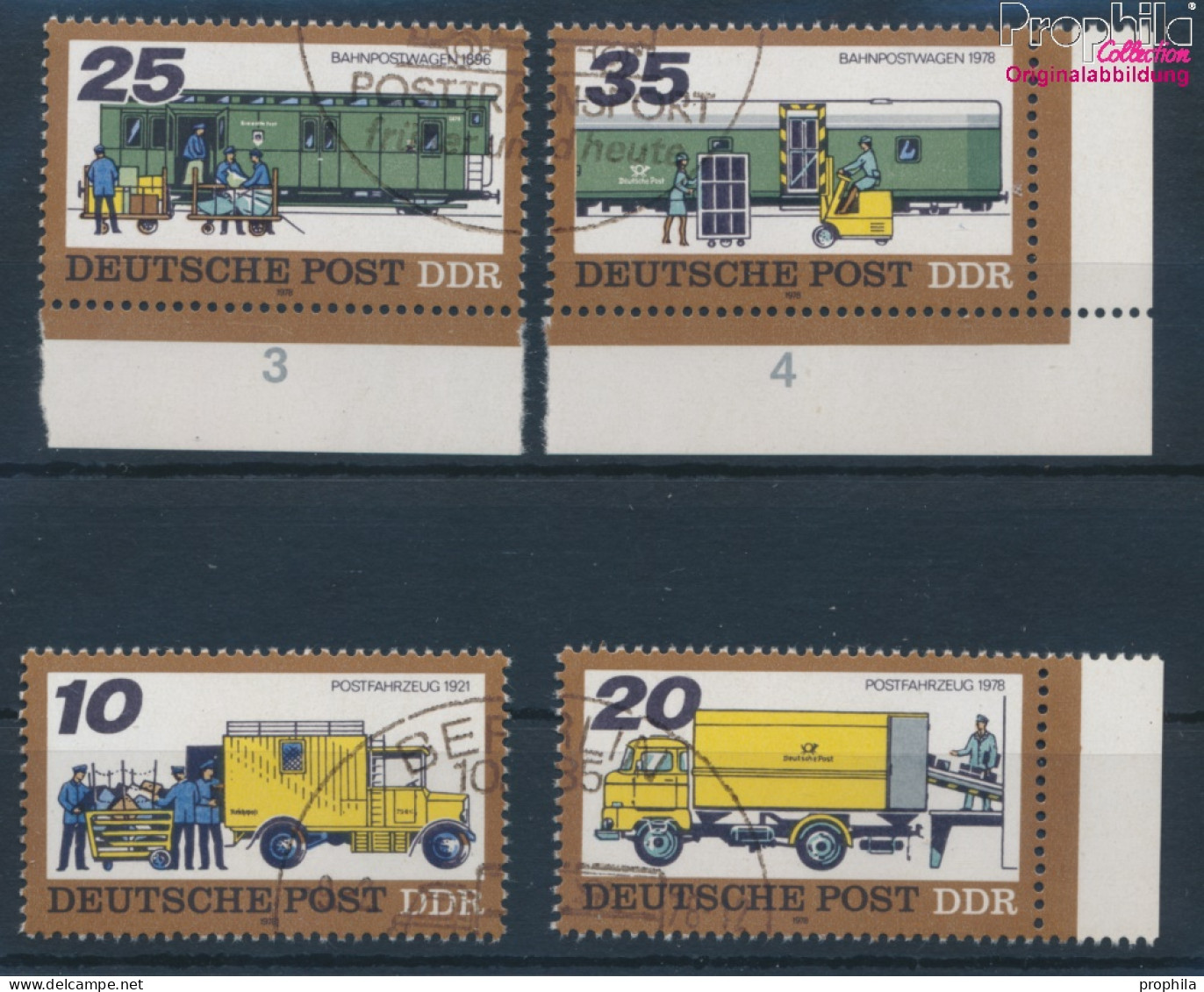 DDR 2299-2302 (kompl.Ausgabe) Gestempelt 1978 Transportmittel (10392574 - Gebruikt