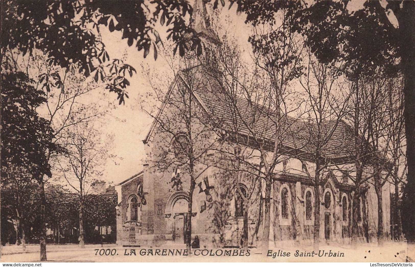 FRANCE - La Garenne Colombes - Vue Sur L'église Saint Urbain - Vue Générale - Carte Postale Ancienne - La Garenne Colombes