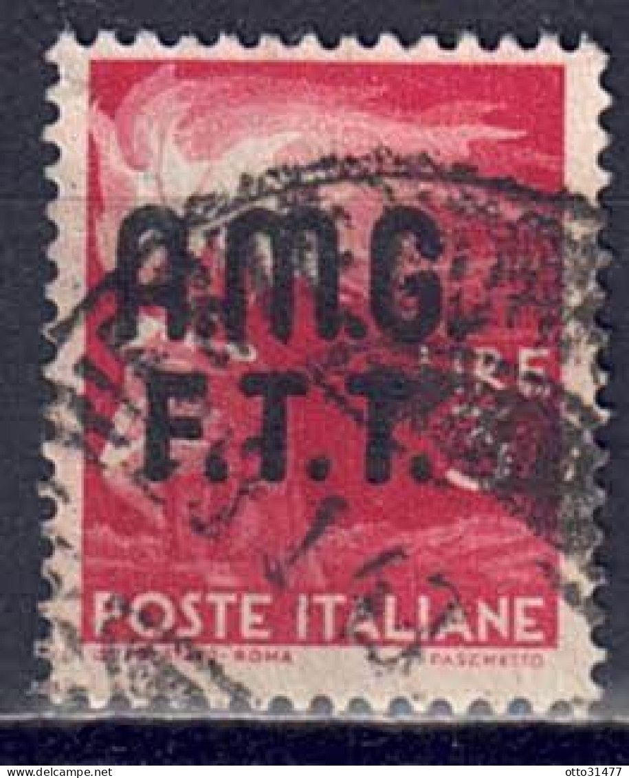 Italien / Triest Zone A - 1947 - Serie Demokratie, Nr. 5, Gestempelt / Used - Used