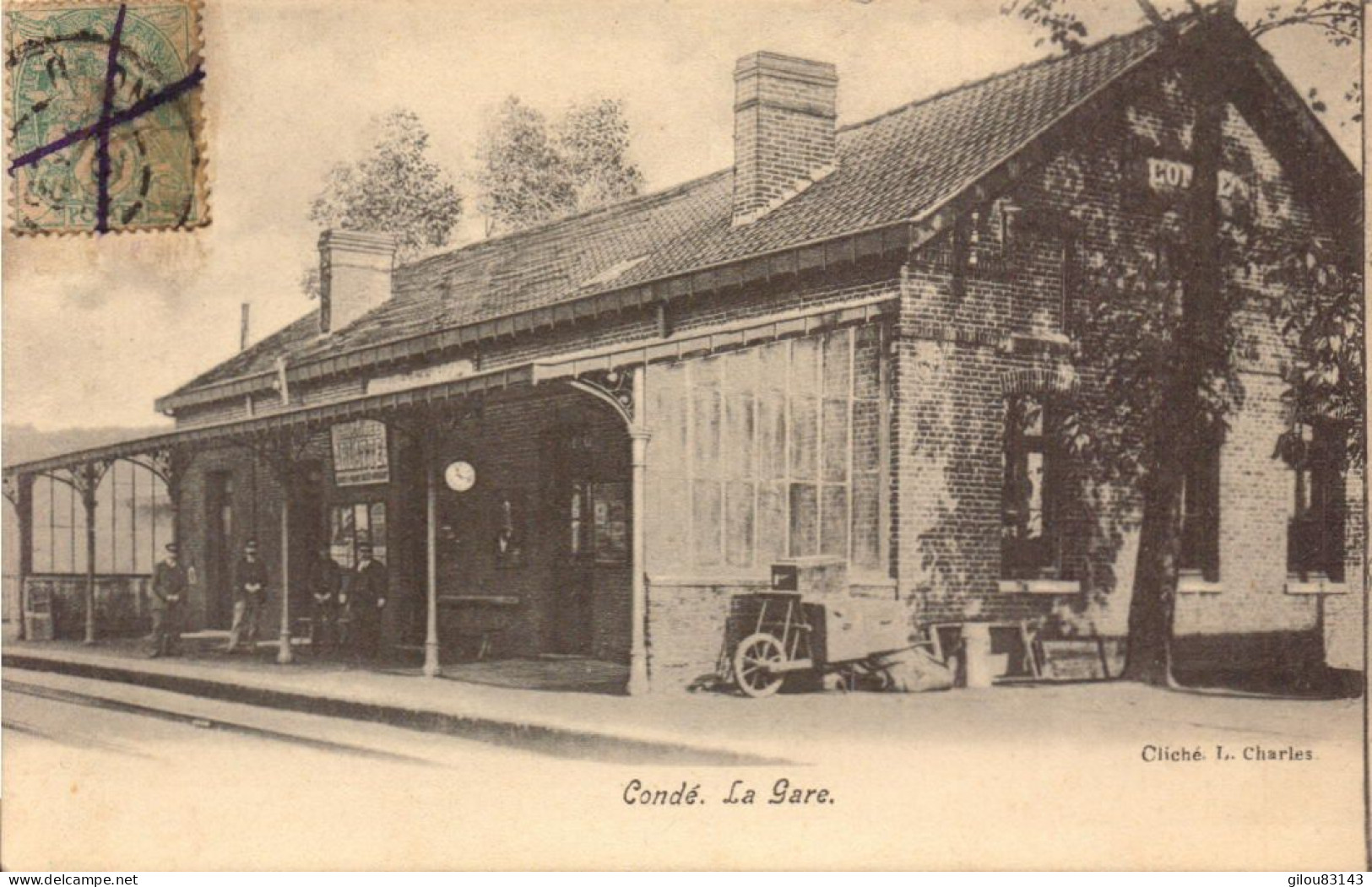 Nord, Condé Sur L Escaut, La Gare - Conde Sur Escaut