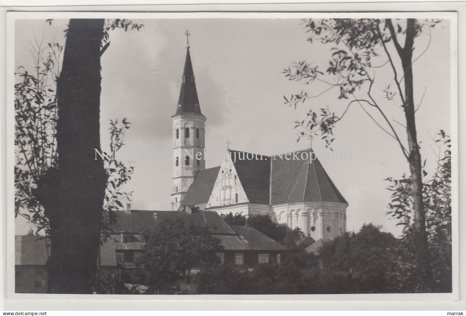 Šiauliai, Katedra, Apie 1930 M. Fotografija - Lithuania