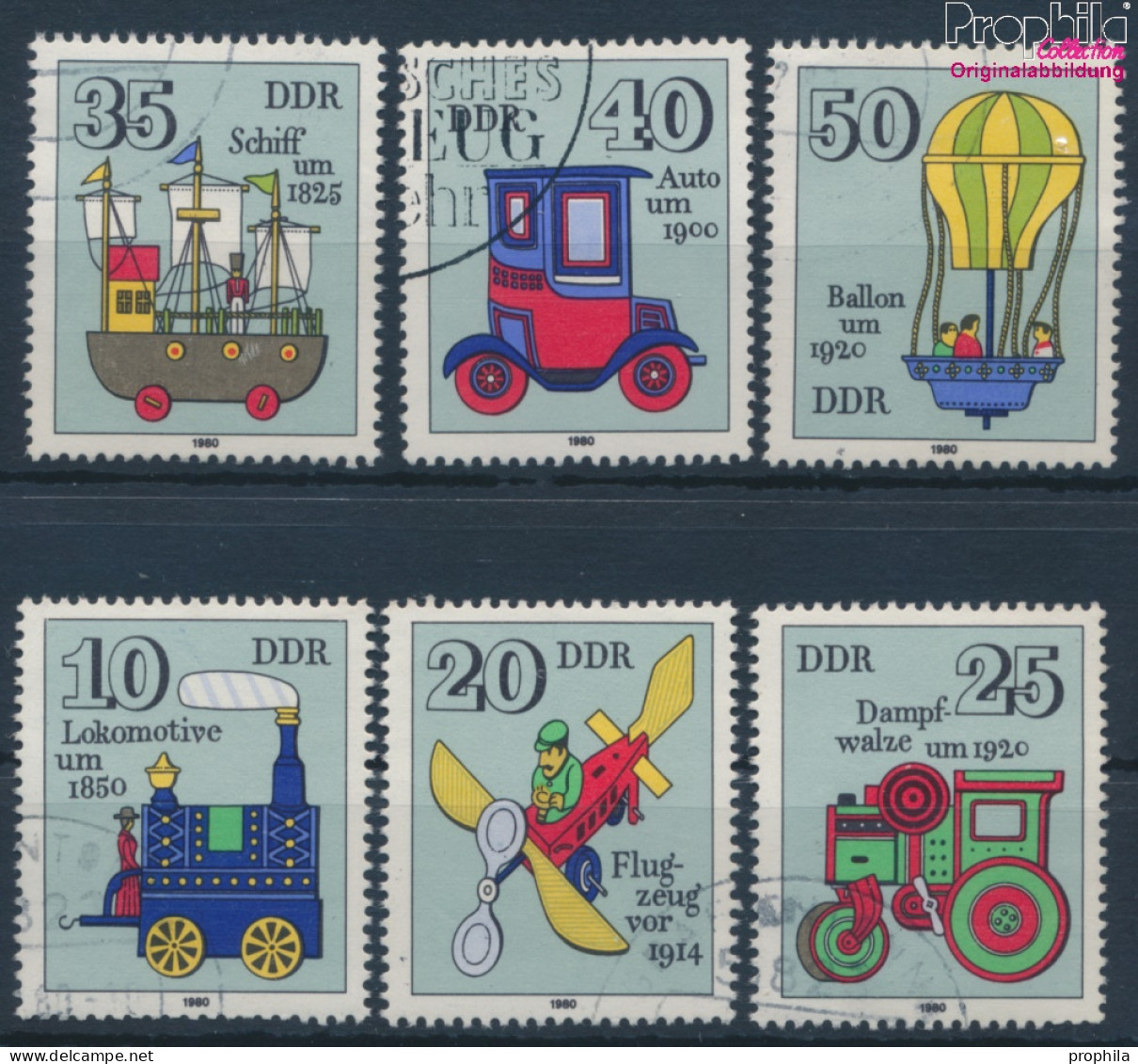 DDR 2566-2571 (kompl.Ausgabe) Gestempelt 1980 Spielzeug (10392511 - Used Stamps