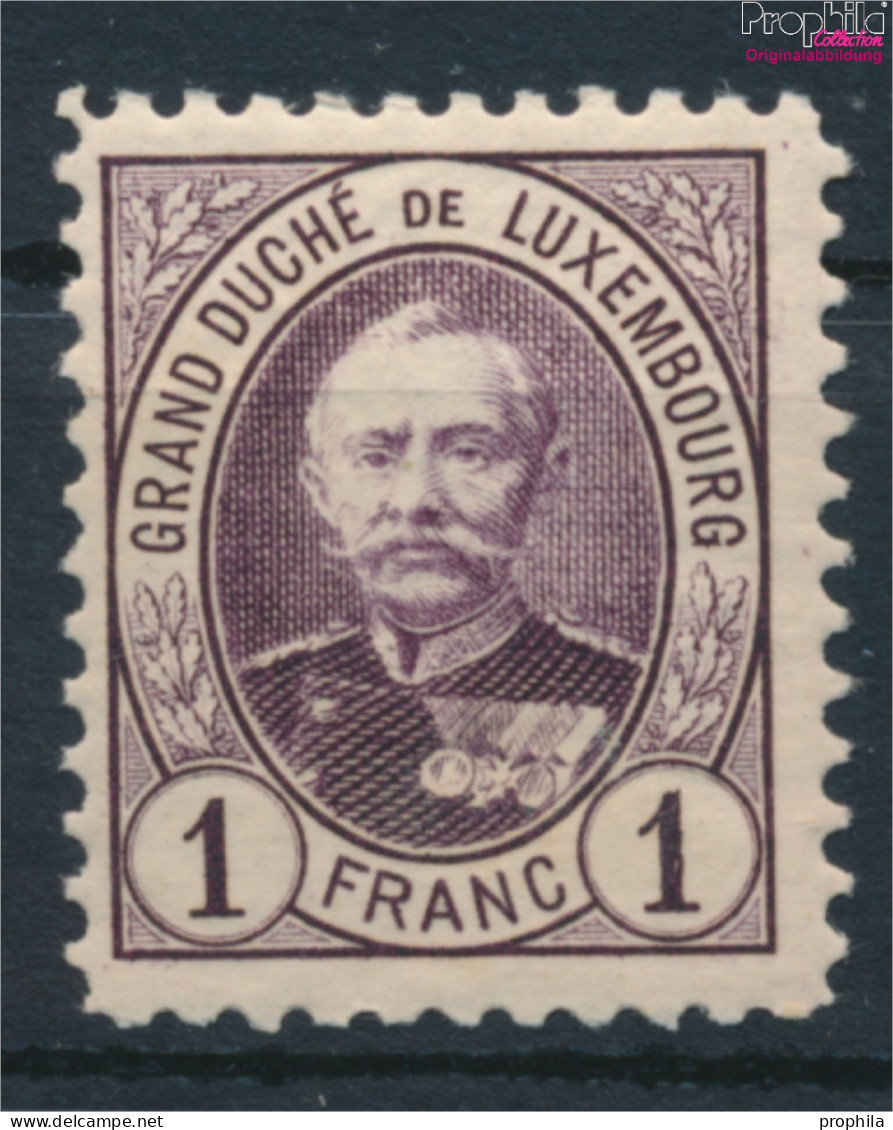 Luxemburg 64C Postfrisch 1891 Adolf (10368672 - 1891 Adolphe Voorzijde