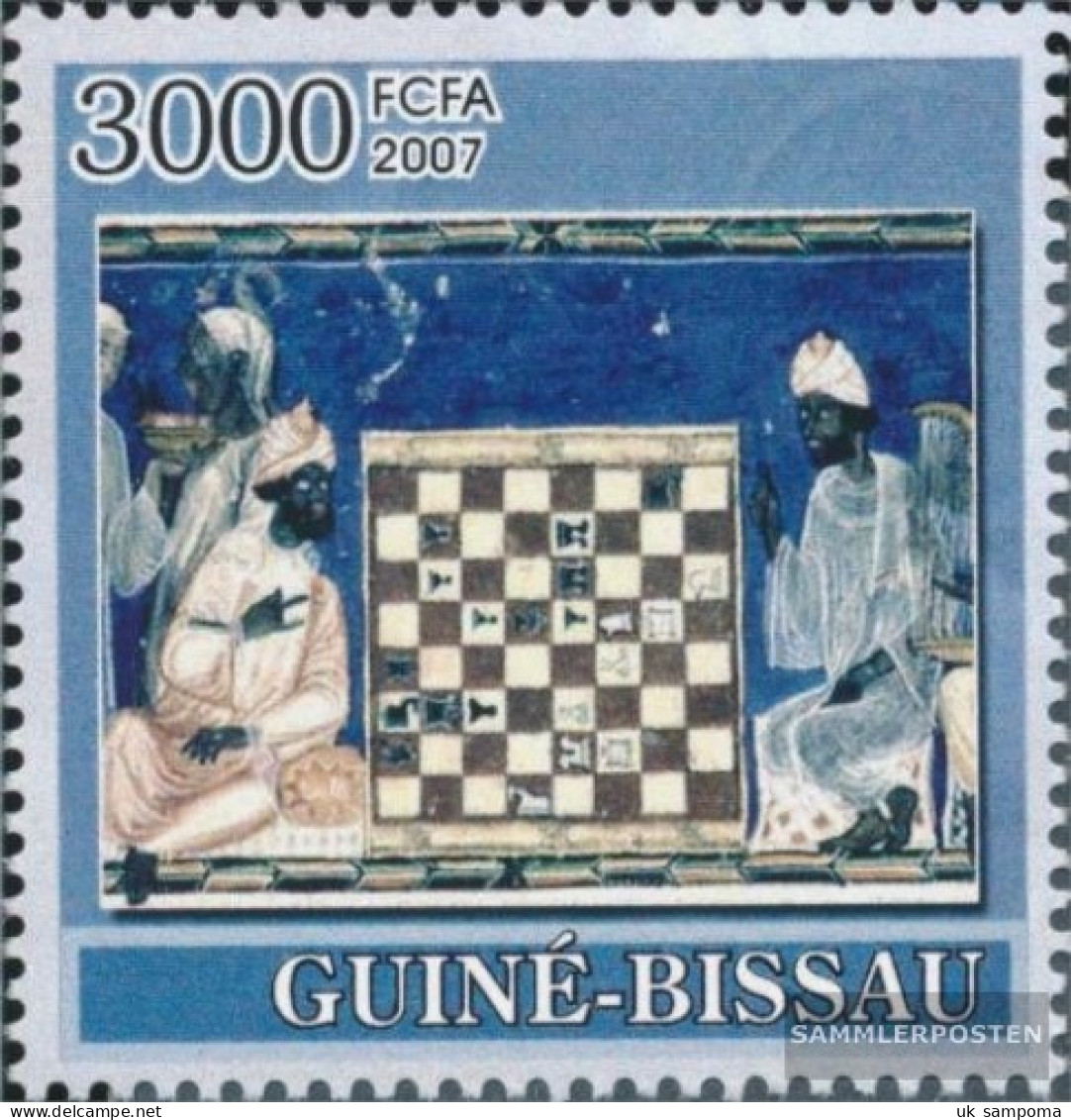 Guinea-Bissau 3642 (complete. Issue) Unmounted Mint / Never Hinged 2007 Chess On Paintings - Guinea-Bissau