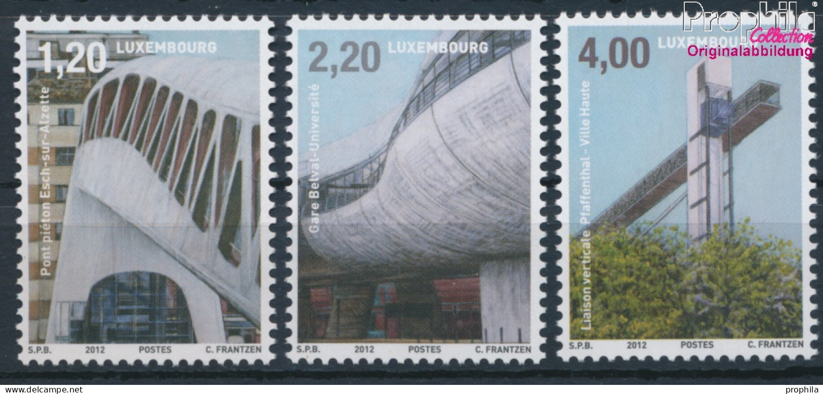 Luxemburg 1949-1951 (kompl.Ausg.) Postfrisch 2012 Architektur Und Mobilität (10377574 - Unused Stamps