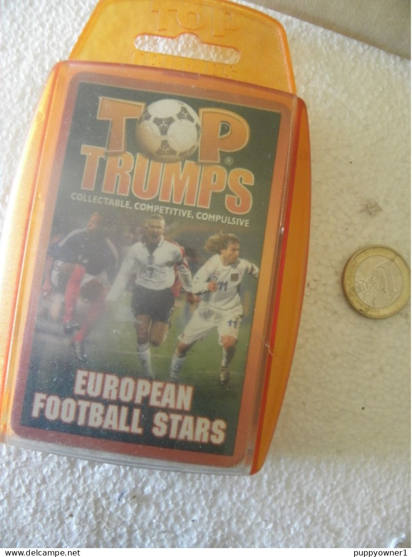 Top Trumps European Football Stars - Cartes à Jouer Classiques