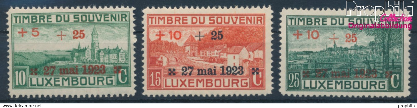 Luxemburg 144-146 (kompl.Ausg.) Postfrisch 1923 Kriegerdenkmal (10363302 - Unused Stamps