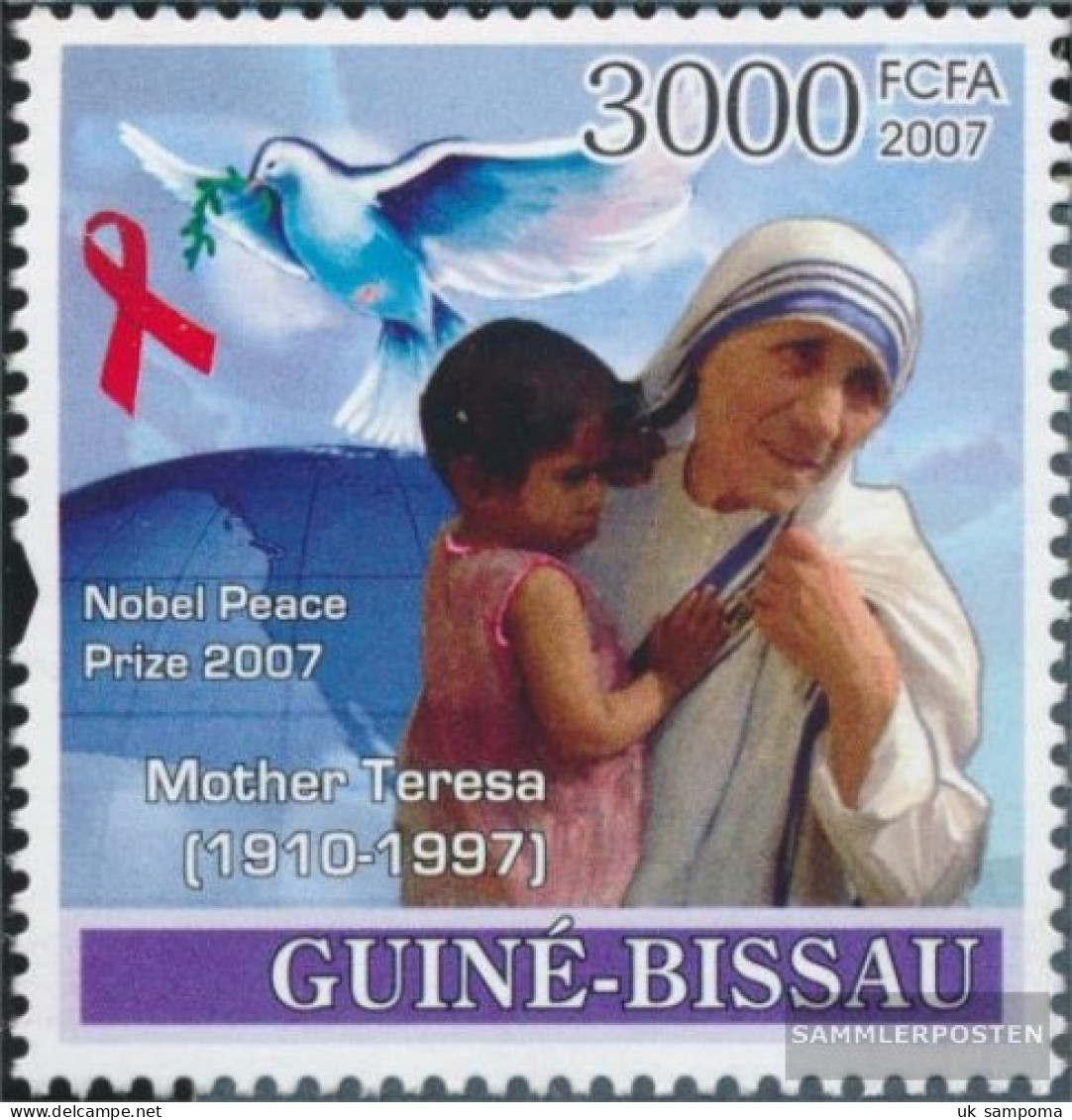 Guinea-Bissau 3622 (complete. Issue) Unmounted Mint / Never Hinged 2007 Fight Against Aids / Diana Etc. - Guinea-Bissau